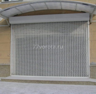 Рулонные ворота Hormann с решеткой 3000х1800 - фото 6202